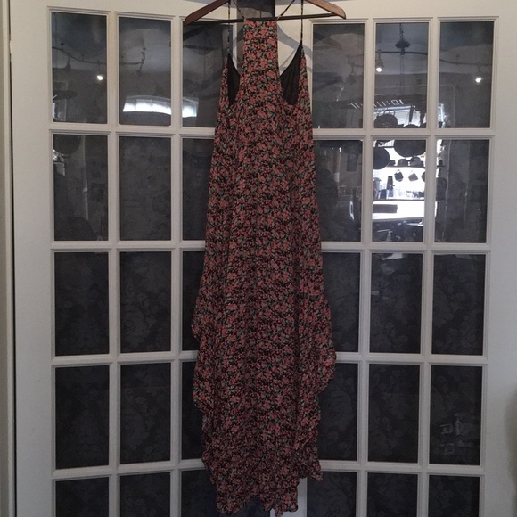 Lucca couture strappy flower print high low dress - Picture 4 of 8